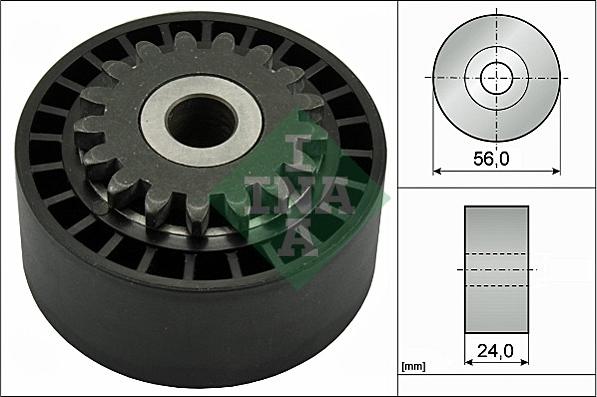 Wilmink Group WG1252568 - Poulie renvoi / transmission, courroie trapézoïdale à nervures cwaw.fr