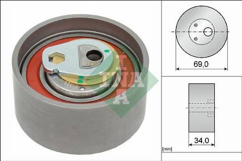 Wilmink Group WG1252380 - Poulie-tendeur, courroie de distribution cwaw.fr