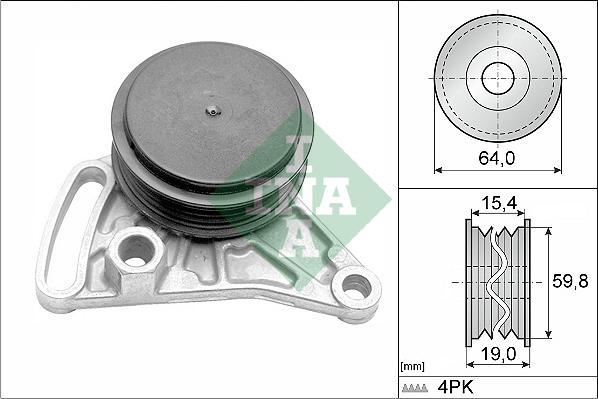 Wilmink Group WG1252274 - Poulie renvoi / transmission, courroie trapézoïdale à nervures cwaw.fr