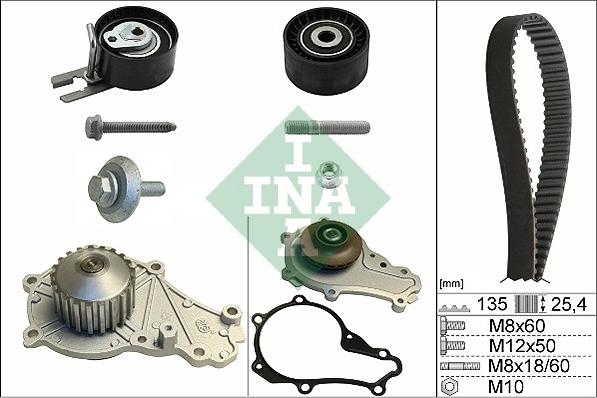 Wilmink Group WG1710033 - Pompe à eau + kit de courroie de distribution cwaw.fr