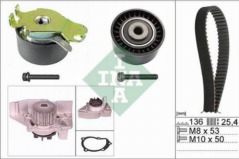 Wilmink Group WG1710020 - Pompe à eau + kit de courroie de distribution cwaw.fr