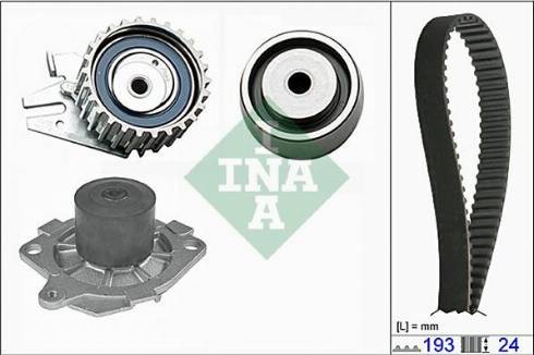 Wilmink Group WG1710073 - Pompe à eau + kit de courroie de distribution cwaw.fr