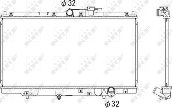 Wilmink Group WG1721923 - Radiateur, refroidissement du moteur cwaw.fr