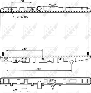 Wilmink Group WG1721466 - Radiateur, refroidissement du moteur cwaw.fr