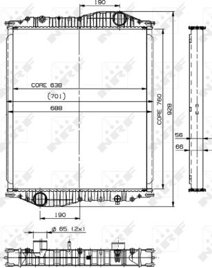 Wilmink Group WG1721589 - Radiateur, refroidissement du moteur cwaw.fr