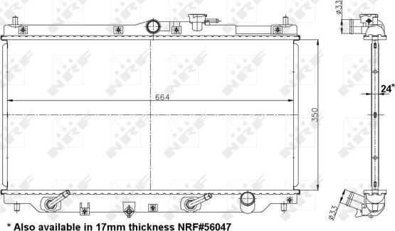 Wilmink Group WG1721694 - Radiateur, refroidissement du moteur cwaw.fr