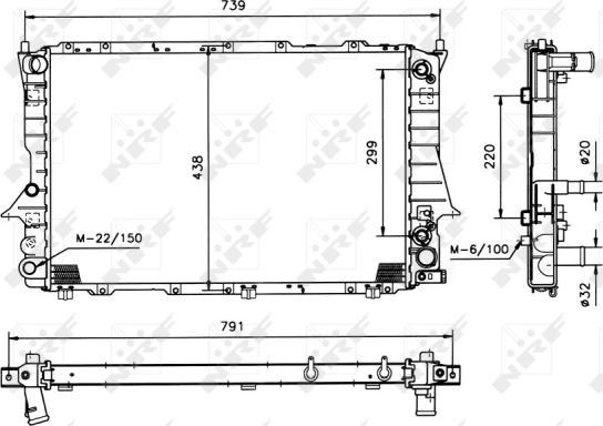 Wilmink Group WG1721604 - Radiateur, refroidissement du moteur cwaw.fr