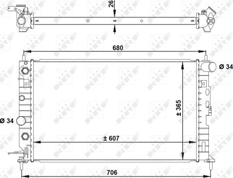 Wilmink Group WG1721167 - Radiateur, refroidissement du moteur cwaw.fr