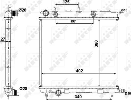 Wilmink Group WG1721307 - Radiateur, refroidissement du moteur cwaw.fr