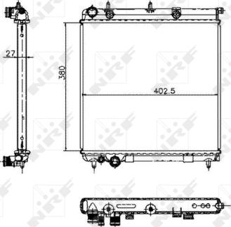 Wilmink Group WG1721316 - Radiateur, refroidissement du moteur cwaw.fr