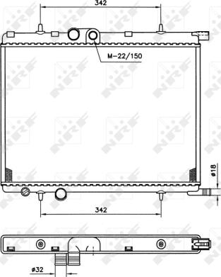 Wilmink Group WG1721707 - Radiateur, refroidissement du moteur cwaw.fr