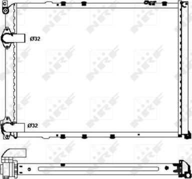 Wilmink Group WG1723543 - Radiateur, refroidissement du moteur cwaw.fr