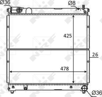 Wilmink Group WG1723637 - Radiateur, refroidissement du moteur cwaw.fr