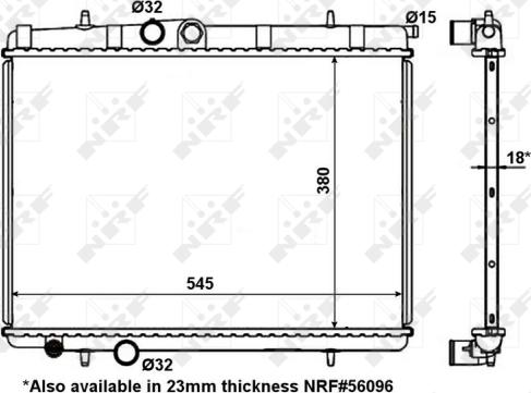 Wilmink Group WG1723047 - Radiateur, refroidissement du moteur cwaw.fr