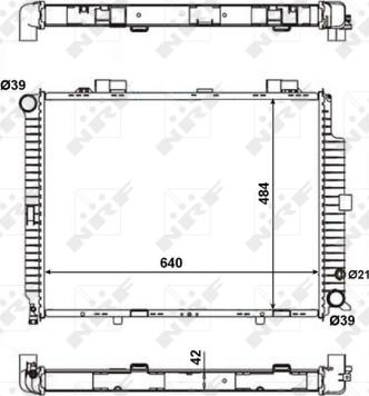 Wilmink Group WG1723080 - Radiateur, refroidissement du moteur cwaw.fr