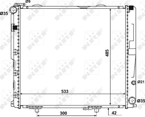 Wilmink Group WG1723028 - Radiateur, refroidissement du moteur cwaw.fr