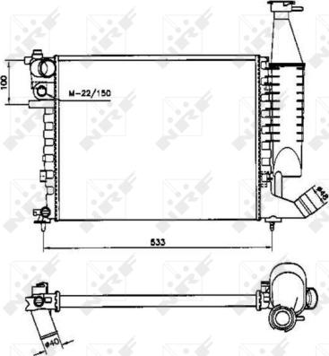 Wilmink Group WG1723169 - Radiateur, refroidissement du moteur cwaw.fr