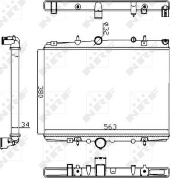 Wilmink Group WG1723266 - Radiateur, refroidissement du moteur cwaw.fr