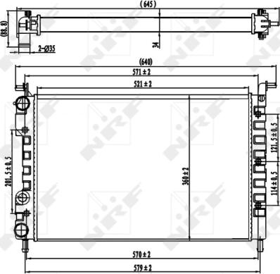 Wilmink Group WG1723209 - Radiateur, refroidissement du moteur cwaw.fr