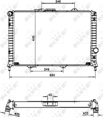 Wilmink Group WG1723233 - Radiateur, refroidissement du moteur cwaw.fr