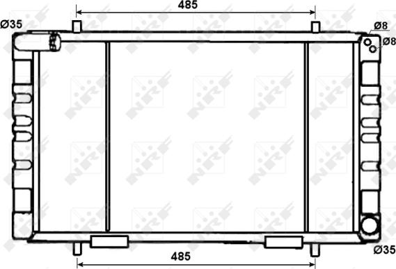 Wilmink Group WG1722013 - Radiateur, refroidissement du moteur cwaw.fr