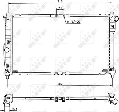 Wilmink Group WG1722170 - Radiateur, refroidissement du moteur cwaw.fr