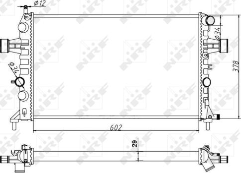 Wilmink Group WG1722862 - Radiateur, refroidissement du moteur cwaw.fr