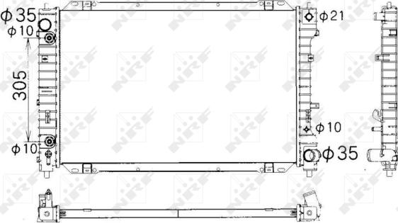 Wilmink Group WG1722260 - Radiateur, refroidissement du moteur cwaw.fr