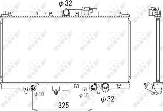 Wilmink Group WG1722218 - Radiateur, refroidissement du moteur cwaw.fr