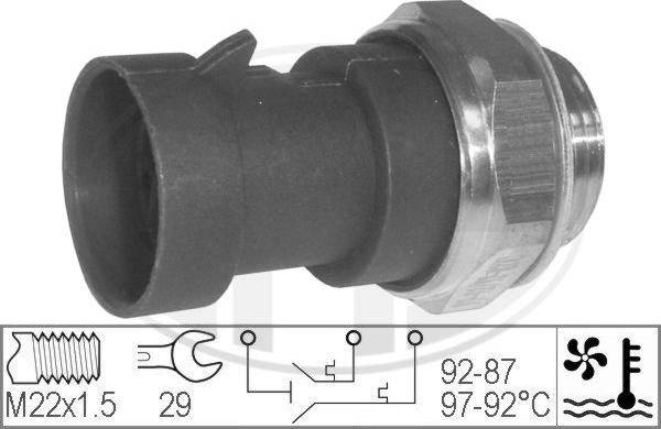 Wilmink Group WG1777092 - Interrupteur de température, ventilateur de radiateur cwaw.fr