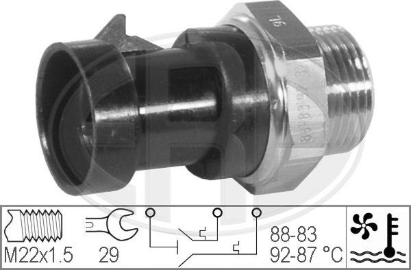 Wilmink Group WG1777084 - Interrupteur de température, ventilateur de radiateur cwaw.fr