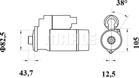 Wilmink Group WG2044898 - Démarreur cwaw.fr