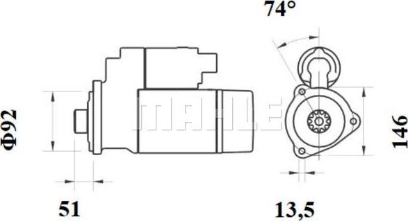 Wilmink Group WG2045434 - Démarreur cwaw.fr