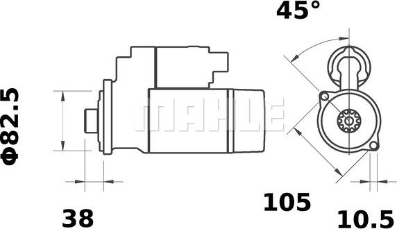 Wilmink Group WG2045051 - Démarreur cwaw.fr