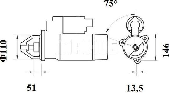 Wilmink Group WG2045394 - Démarreur cwaw.fr