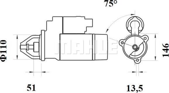 Wilmink Group WG2045395 - Démarreur cwaw.fr