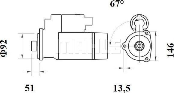 Wilmink Group WG2045392 - Démarreur cwaw.fr