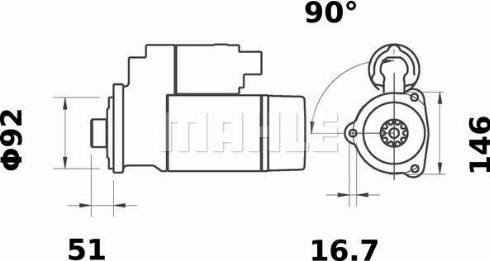 Wilmink Group WG2045308 - Démarreur cwaw.fr