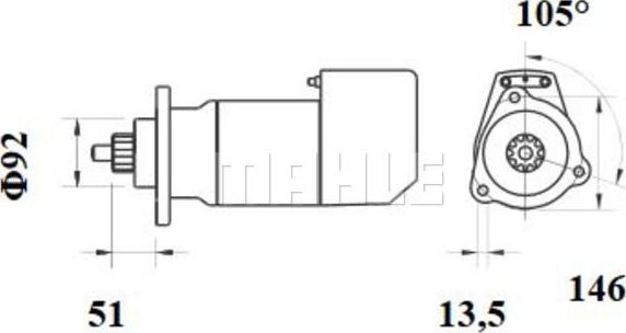 Wilmink Group WG2045302 - Démarreur cwaw.fr