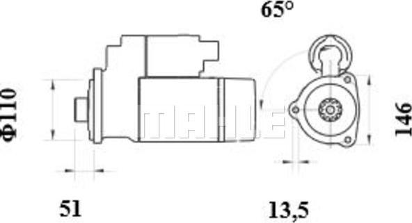 Wilmink Group WG2045389 - Démarreur cwaw.fr