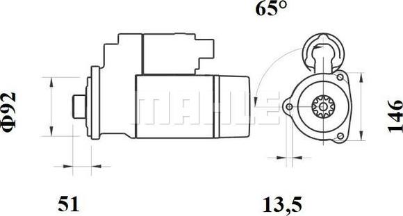 Wilmink Group WG2045388 - Démarreur cwaw.fr