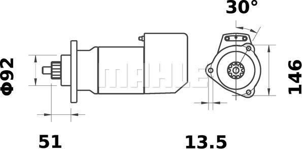 Wilmink Group WG2045240 - Démarreur cwaw.fr