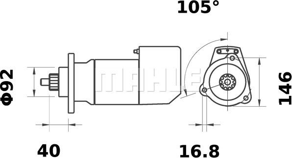 Wilmink Group WG2045232 - Démarreur cwaw.fr