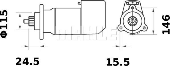 Wilmink Group WG2045227 - Démarreur cwaw.fr