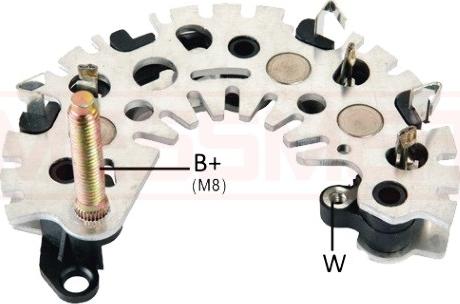 Wilmink Group WG2012552 - Pont de diodes, alternateur cwaw.fr