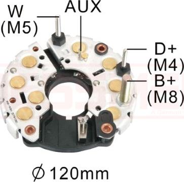 Wilmink Group WG2012502 - Pont de diodes, alternateur cwaw.fr