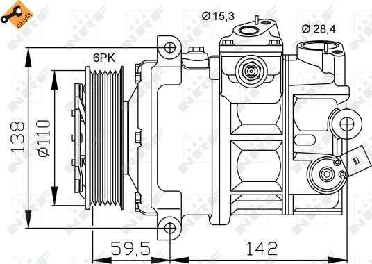 Wilmink Group WG2159167 - Compresseur, climatisation cwaw.fr