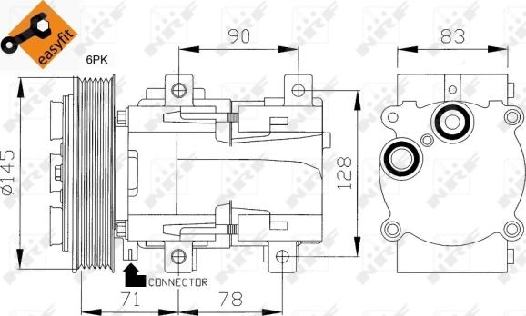 Wilmink Group WG2159122 - Compresseur, climatisation cwaw.fr