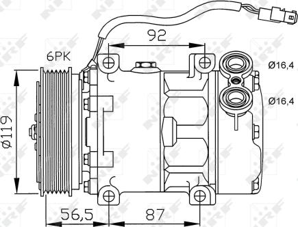 Wilmink Group WG2159290 - Compresseur, climatisation cwaw.fr