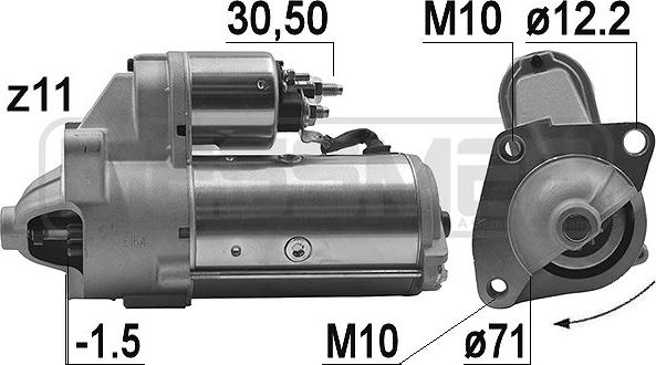 Wilmink Group WG2150996 - Démarreur cwaw.fr